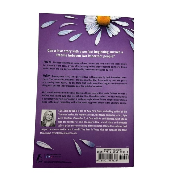 Colleen Hoover Fiction Books/Novels Lot/2 Trade Paperbacks Psychological/Family - Picture 4 of 11